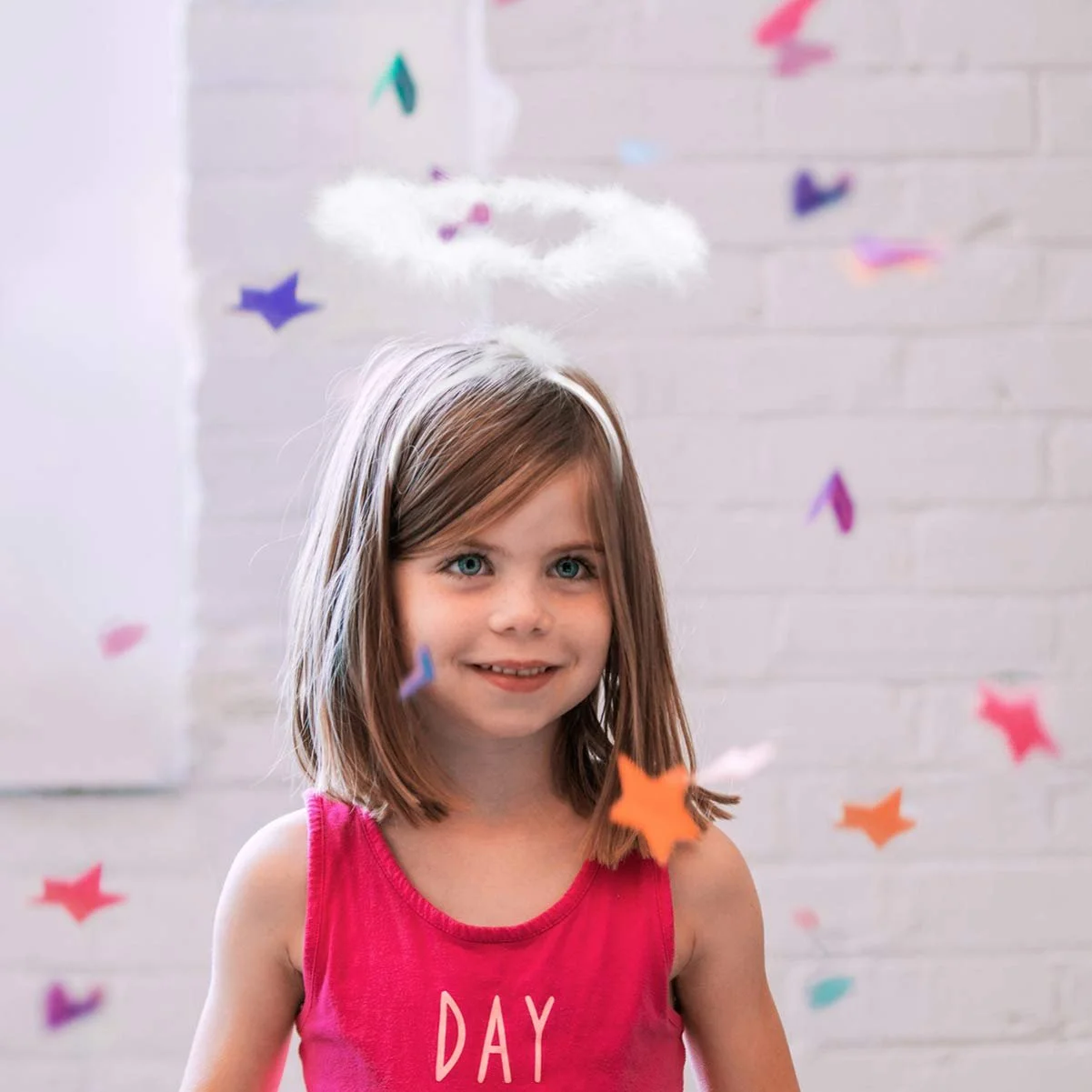 Ободок для волос Beaupretty с крыльями ангела, узелком, белый, рождественский аксессуар для девочек, 3 шт, белый, фото №6