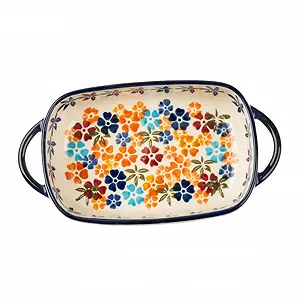 Форма для запікання Luxshiny керамічна з двома ручками жаростійка - Фото 1