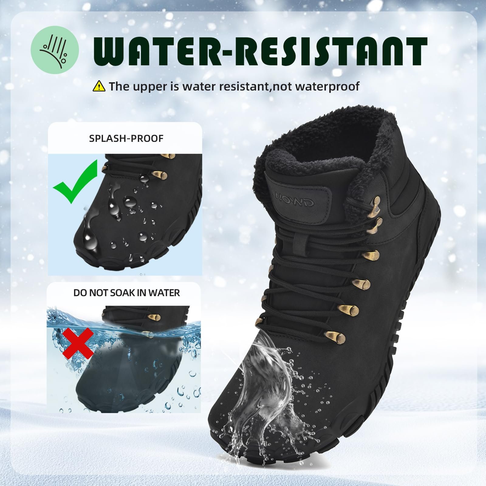 Черевики ZDQ Зимові Чоловічі Утеплені, фото №4