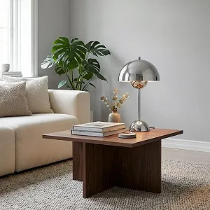 Настільна лампа Barcelona LED Металева Хром - Фото 1