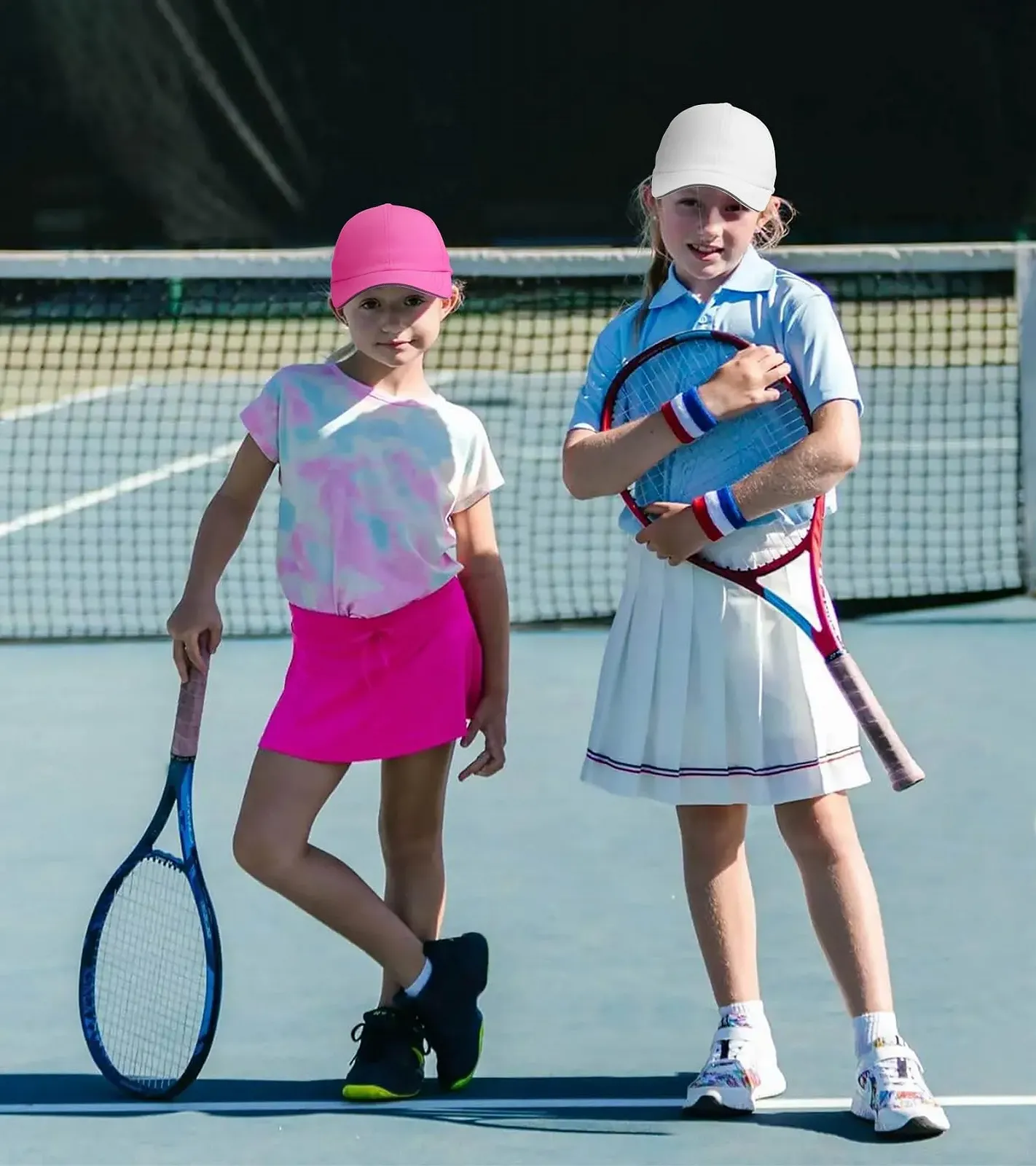 Бейсболка CHUANGLI Girls Criss Cross Ponytail Hat светоотражающая сетчатая для девочек, фото №9