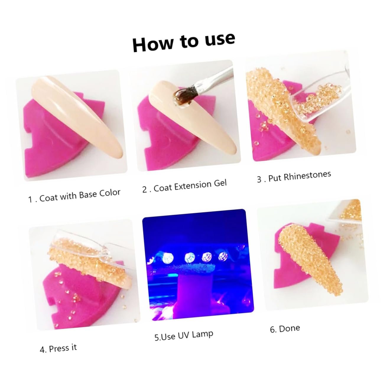 Стразы Цирконий для ногтей MERRYHAPY 4 упаковки 5760 штук, хрустальные, песочное кружево, смешанные цвета, фото №2