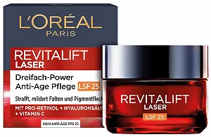 Антивіковий денний крем L'Oréal Paris RevitaLift Laser SPF 25 Потрійна сила 50 мл - Фото 1