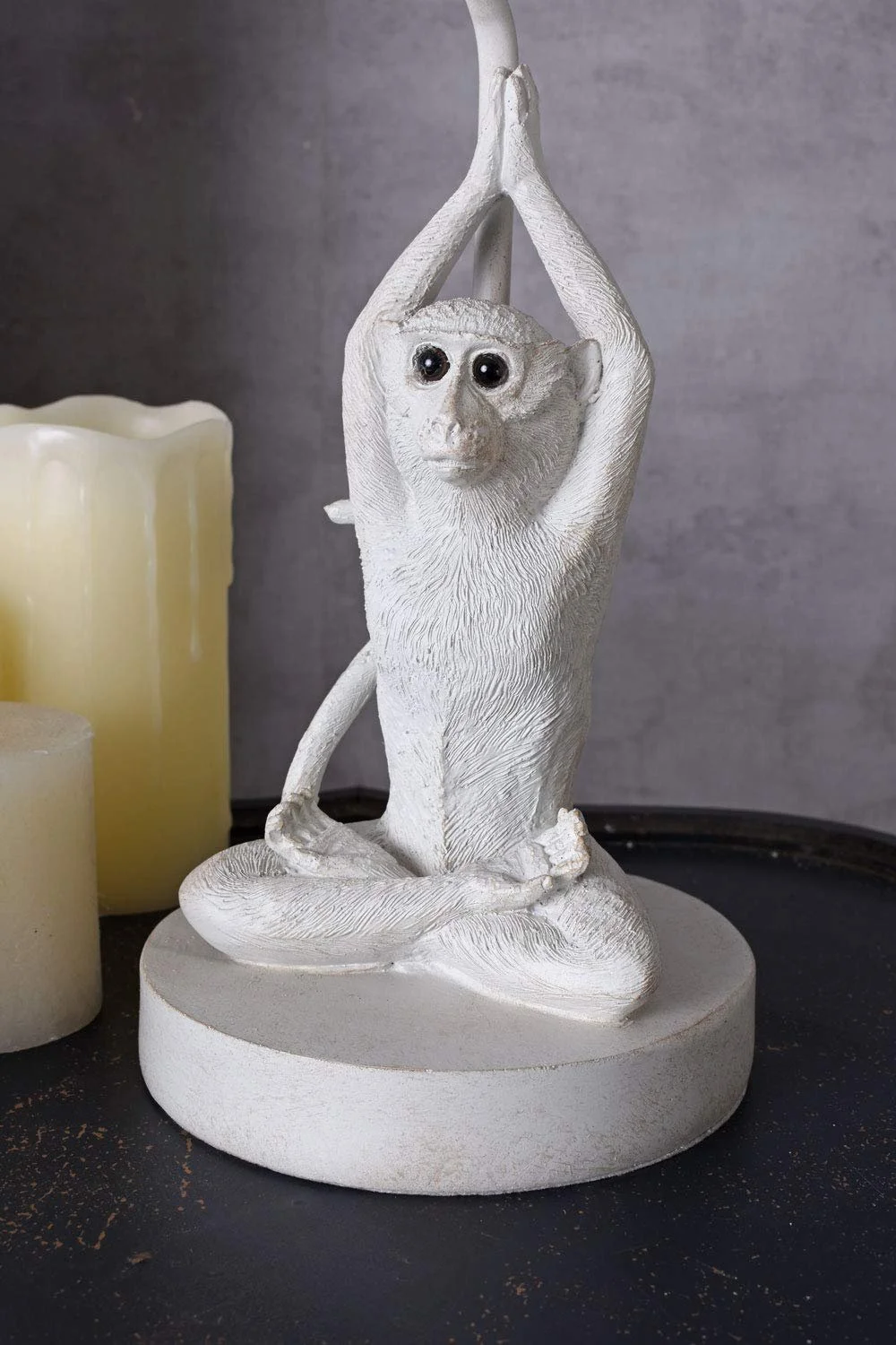 Настольная лампа Palazzo Yoga Monkey Feng Shui Light cw251 Белая, фото №4