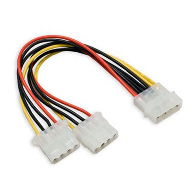 Кабель живлення внутрішній Lucom MoleX 1x2 M/F Splitter 0.20m 4pin Y-form(62.09.8095), фото №1