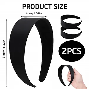 Обруч Широкий, Черный, Классический synthetic.ua - Фото 1