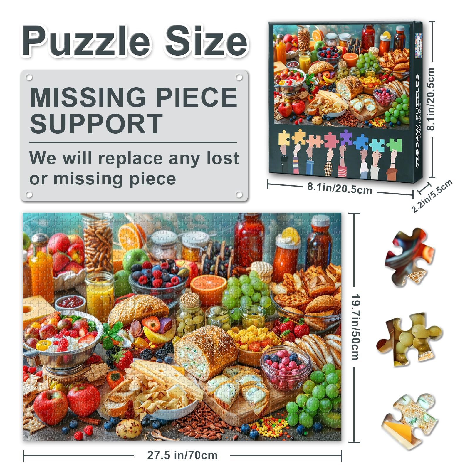 Пазл Food Motif 1000 деталей 50.5 x 70.5 см, фото №3