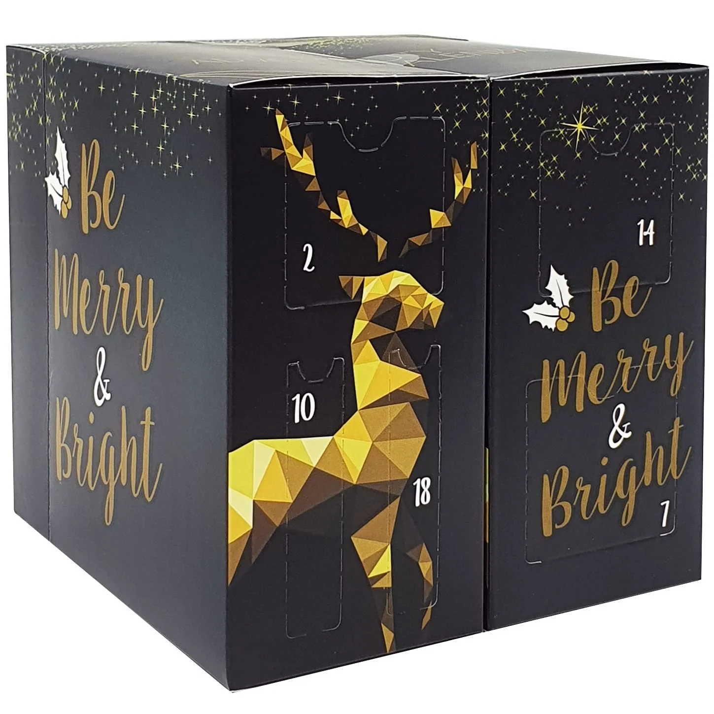 Адвент-календар для жінок Golden Deer Beauty з макіяжем та лаком для нігтів, Cube Fold, Cube Cosmetics, фото №3 Адвент-календар для жінок Golden Deer Beauty з макіяжем та лаком для нігтів, Cube Fold, Cube Cosmetics, фото №3