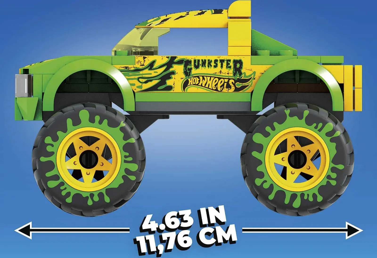 Конструктор Mega Hot Wheels Gunkster Monster Truck, строительная игрушка, игрушка от 5 лет, фото №6
