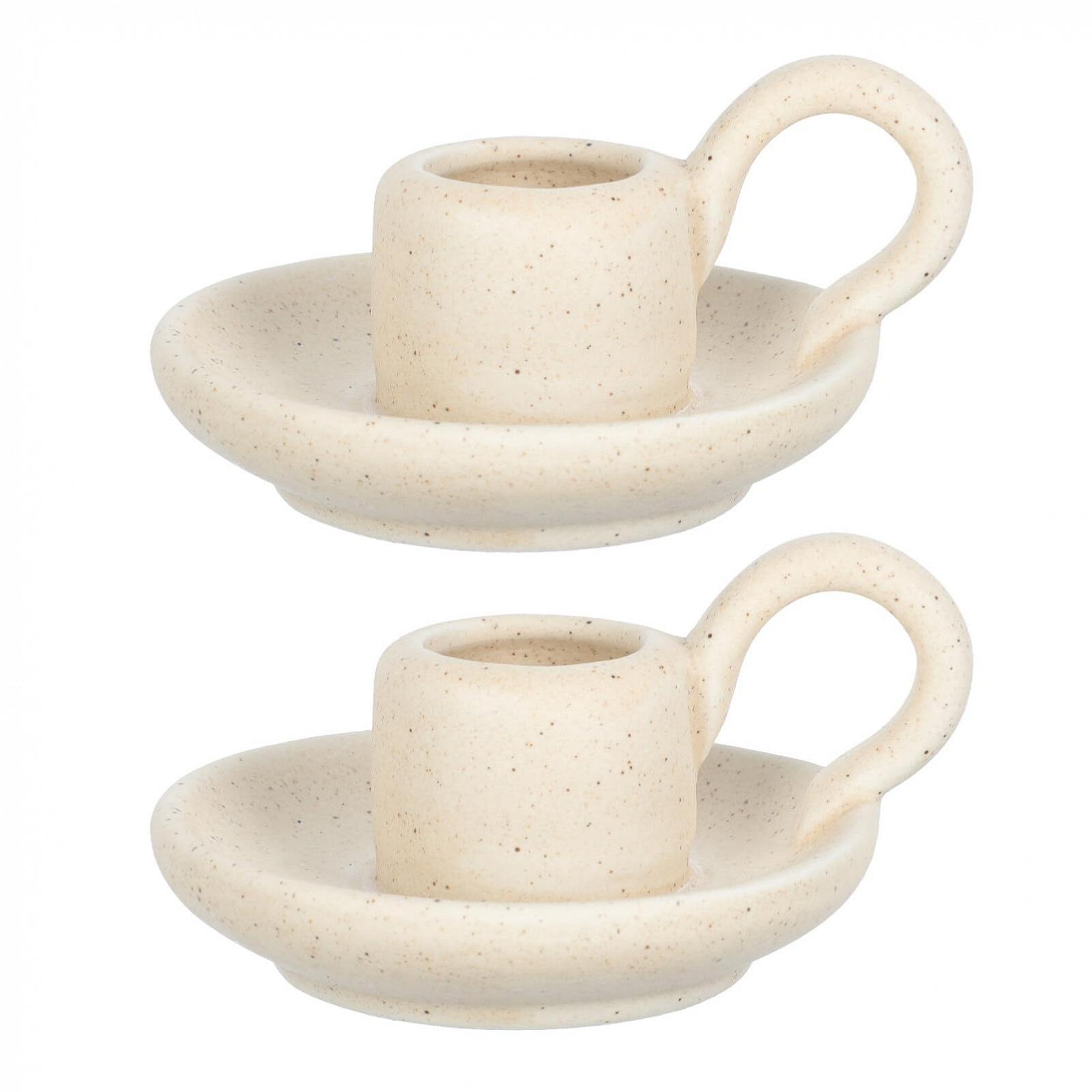 Свічник Ceramic Tea Light Holder Vintage Candle Holder Комплект: 2 Штуки Простих Чайних Склянок для Домашнього Декору Весіль Вечірок та Декорації на Столах, фото №1