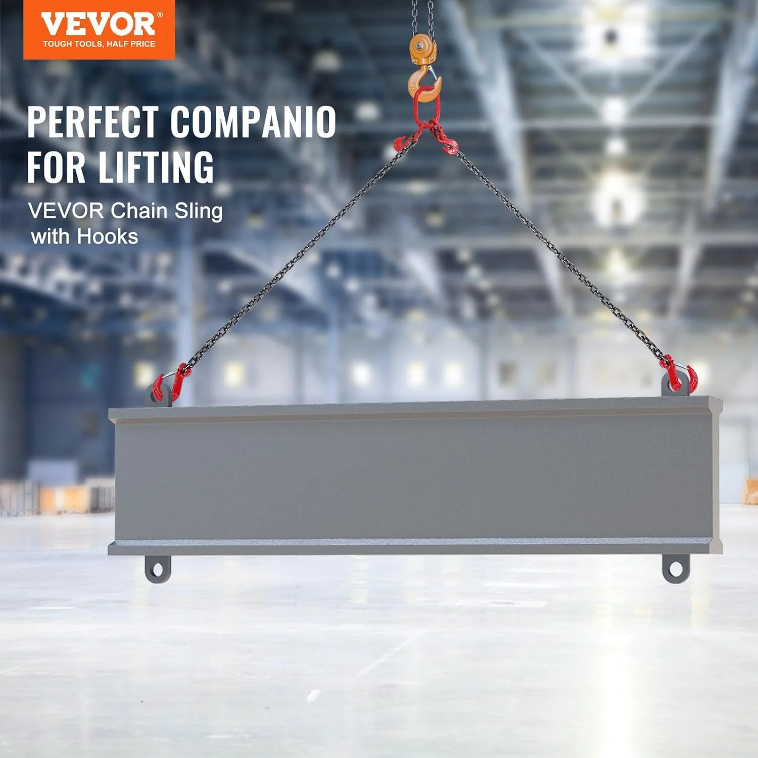 Строп цепной двухветвистый DL8ммx1,8м-2А /  G80 / 3 т, фото №3