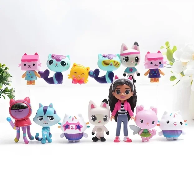 Набір ігрових фігурок Gabby's Dollhouse 13 в 1, 5-8 см, фото №4 Набір ігрових фігурок Gabby's Dollhouse 13 в 1, 5-8 см, фото №4