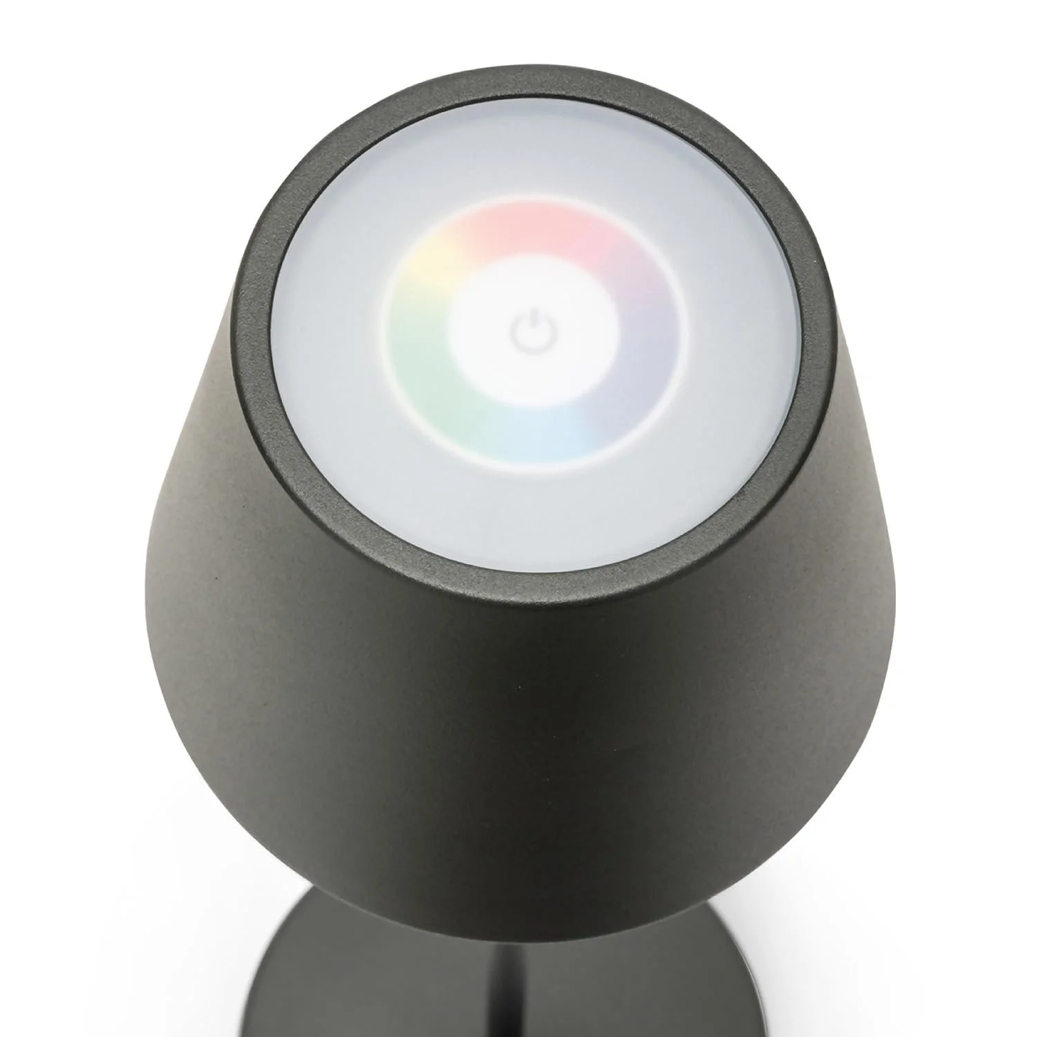 Настільна лампа VELAMP Joséphine LED Touch Dimmer RGB IP54 Чорна, фото №4