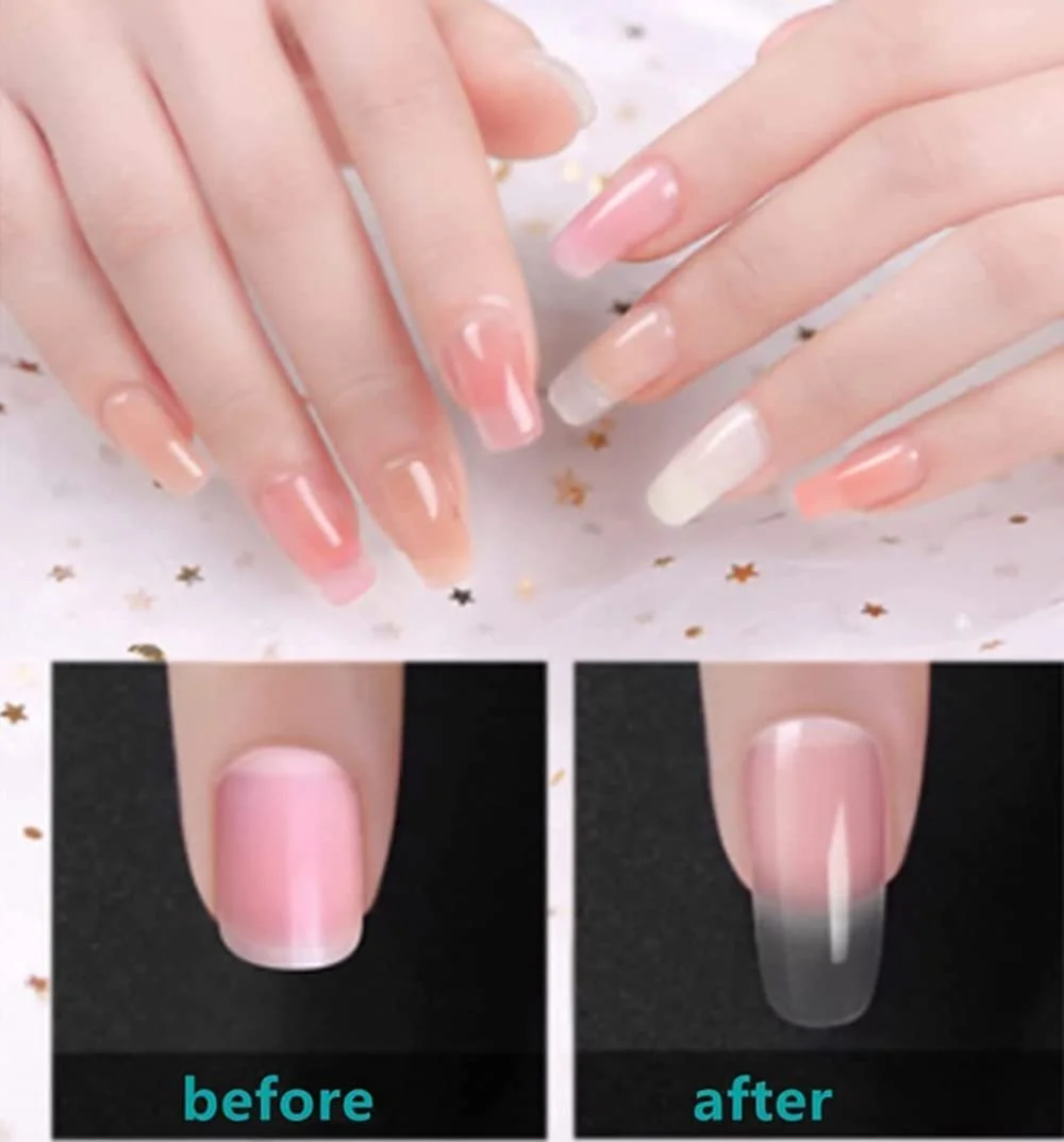 Полигель 30 мл для наращивания ногтей UV LED гель для ногтей искусственные ногти гель-лак для ногтей дизайн французского маникюра для начинающих DIY (телесно-розовый), фото №2