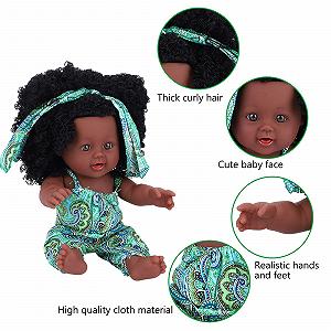 Лялька Baby Soft Artificial Newborn Full Body Interactive Games Toy (Зелений synthetic.ua - Фото 1