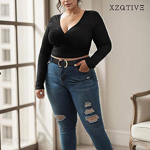 Женский ремень XZQTIVE для джинсов, брюк, модный кожаный ремень с золотым горбом synthetic.ua - Фото 1