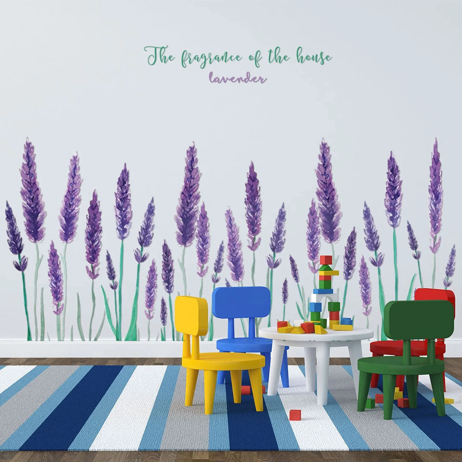 Наклейка на стену Purple Lavender DIY 50 x 70 см Purple, фото №3