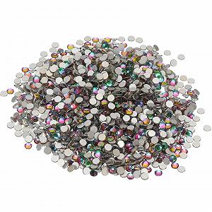 Стразы Стекло SS10 Лотос Пурпурный Фиолетовый Зеленый, 1440 шт - Фото 1