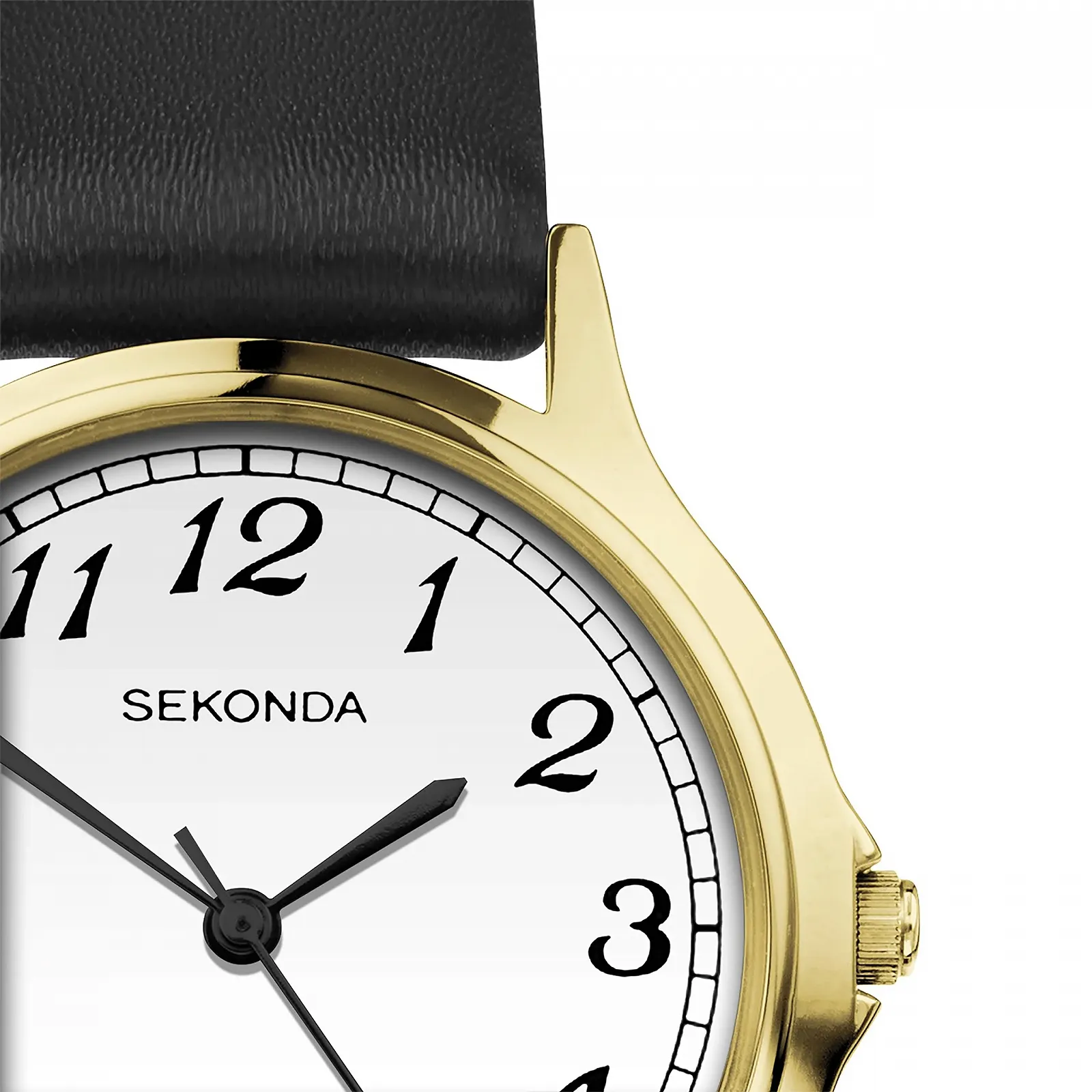 Часы Sekonda 4134 Черный/Золотой/Белый Ремешок, фото №2