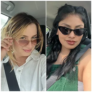 Солнцезащитные очки Кошачий глаз Unning, набор 8 шт. synthetic.ua - Фото 1