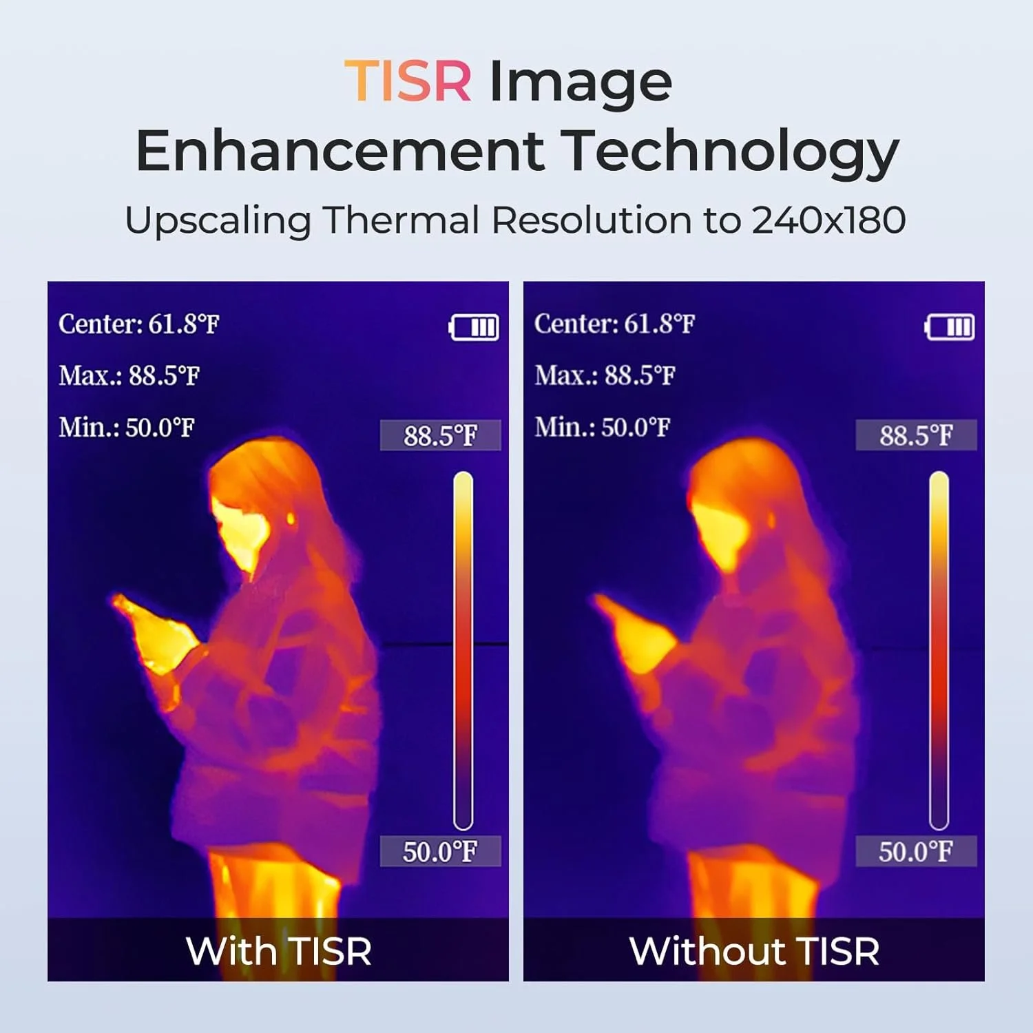 Тепловізійна камера TOPDON TC004 Lite 240 x 180 40mk 25Hz Чорна, фото №2