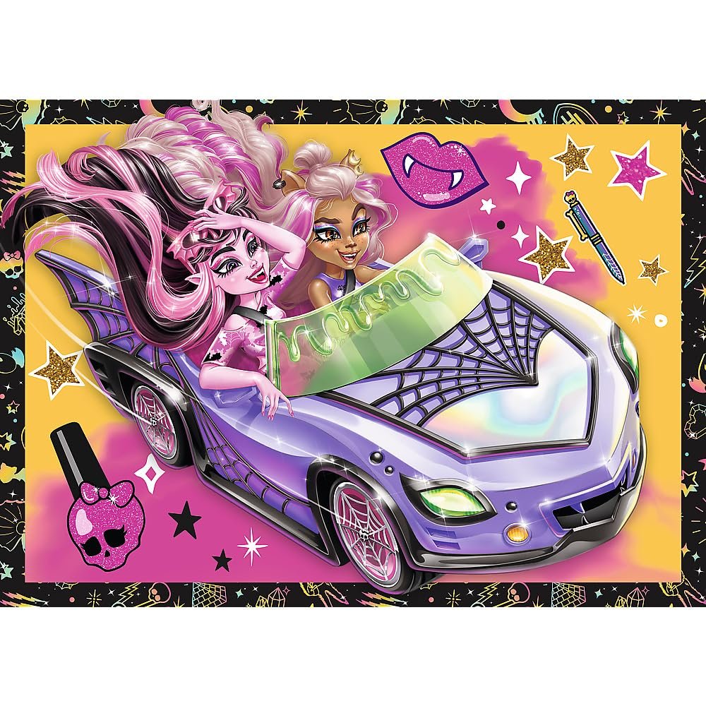 Пазл Trefl Monster High Exciting Day Monster High 4-в-1 35-70 елементів, фото №6