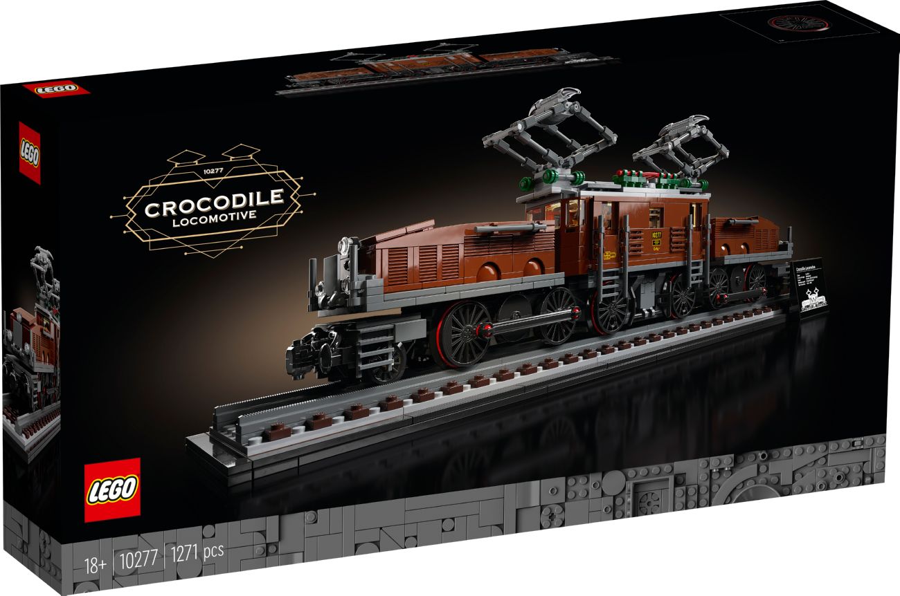 Детский конструктор LEGO Локомотив Крокодил 10277, фото №1