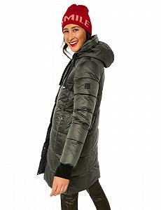 Жіноче зимове стьобане пальто Street One synthetic.ua - Фото 1