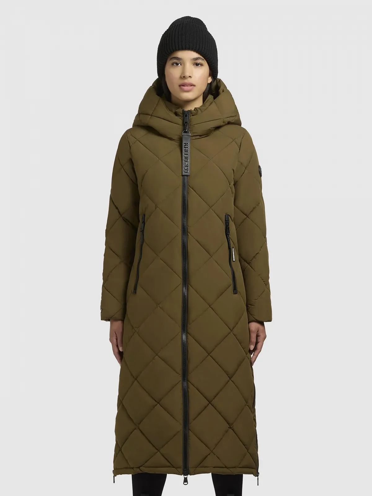 Зимнее пальто Khujo Genti Женское Зеленый Streetwear, фото №6 Зимнее пальто Khujo Genti Женское Зеленый Streetwear, фото №6