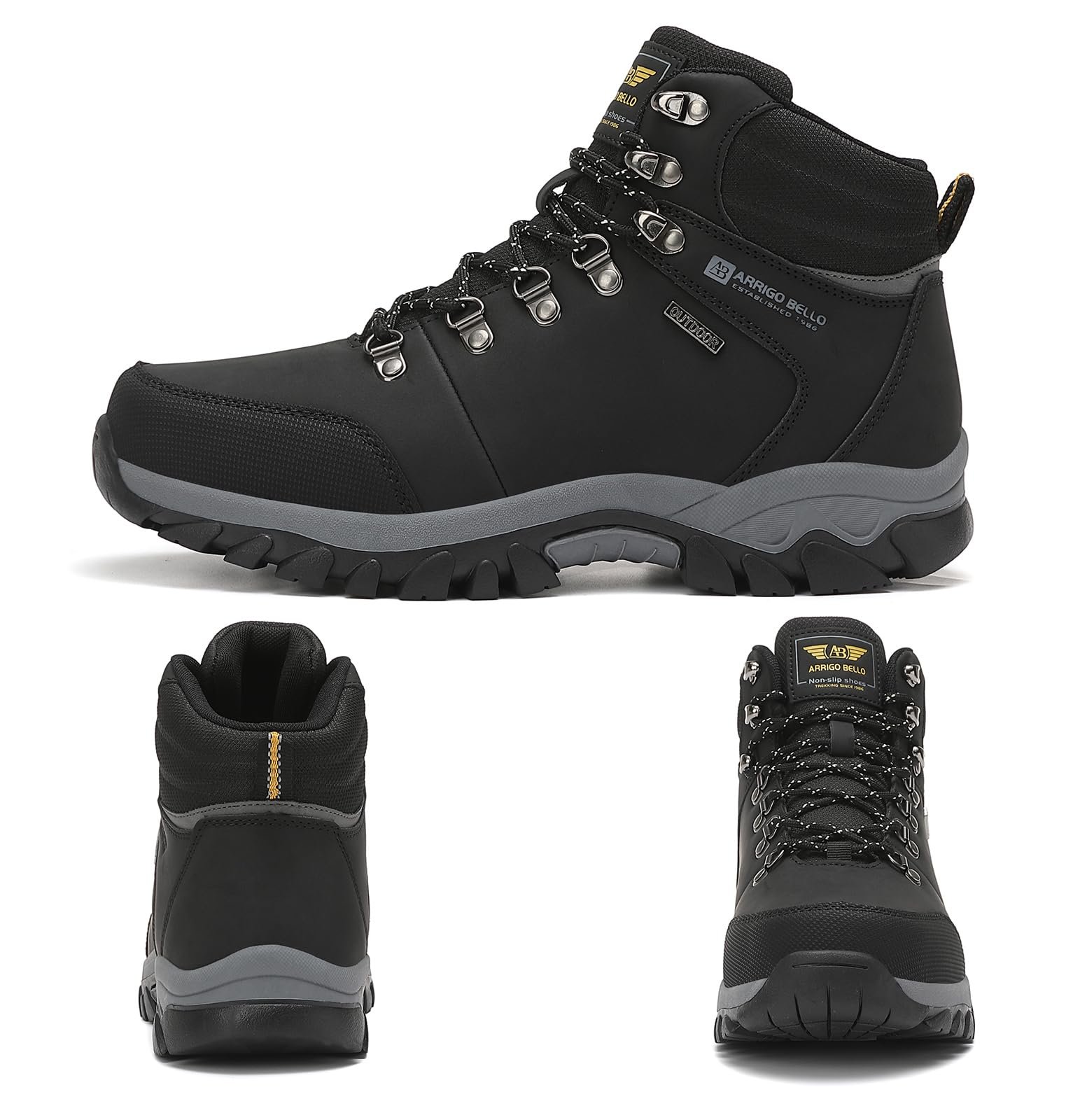 Чоботи ARRIGO BELLO Winterschuhe Зимові снігоступи Теплофлісова застібка, фото №2