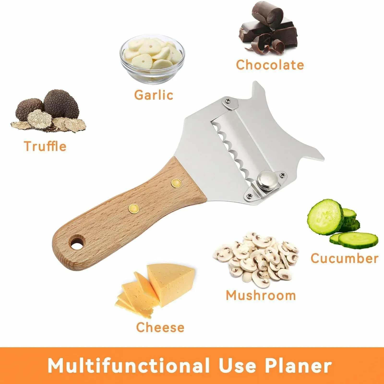 Слайсер Agatige для трюфелів з нержавіючої сталі, фото №3 Слайсер Agatige для трюфелів з нержавіючої сталі, фото №3