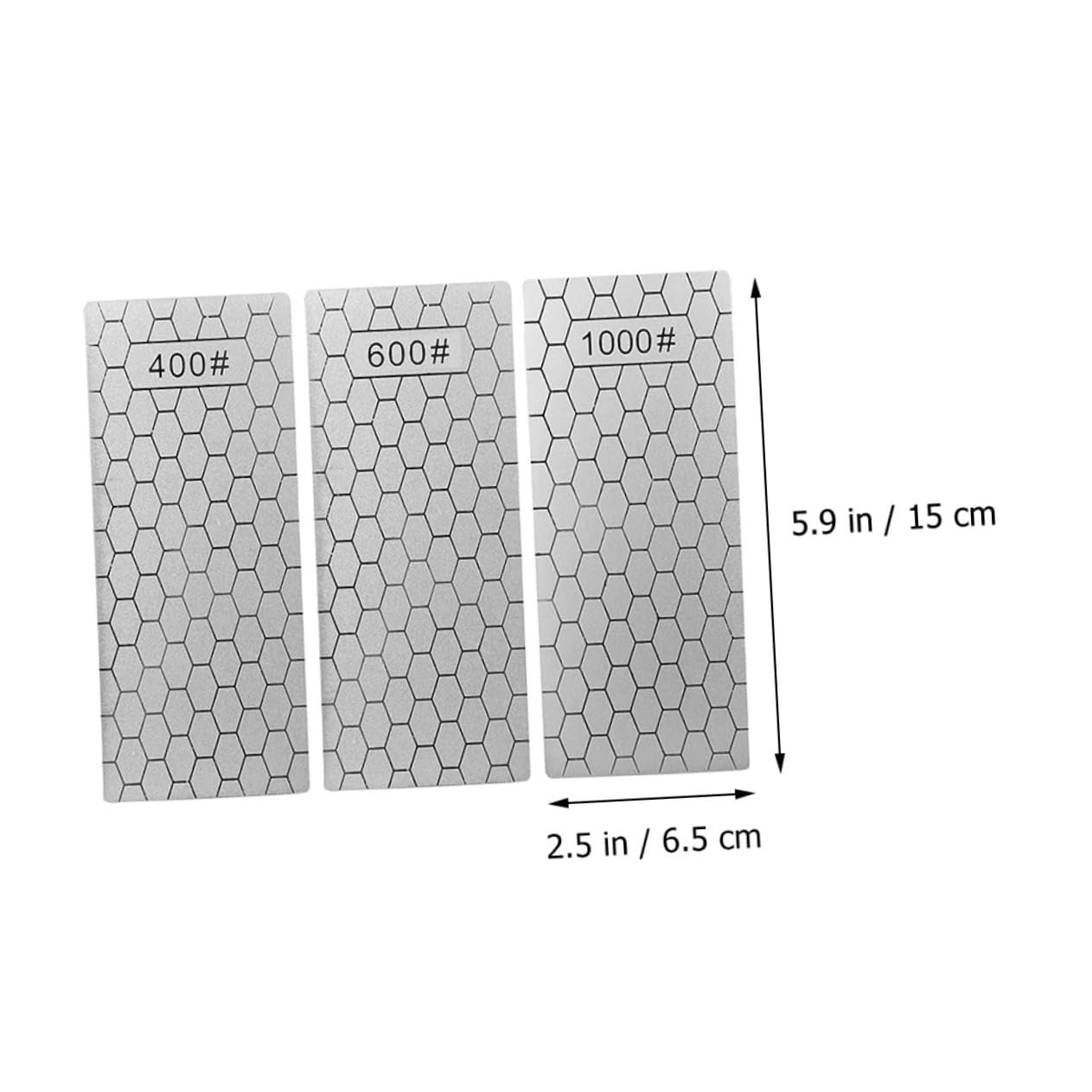 Точильный камень Lurrose Алмазный 3 шт. Эргономичный, фото №2