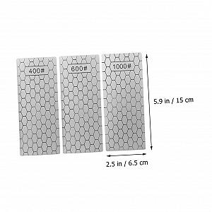 Точильный камень Lurrose Алмазный 3 шт. Эргономичный synthetic.ua - Фото 1
