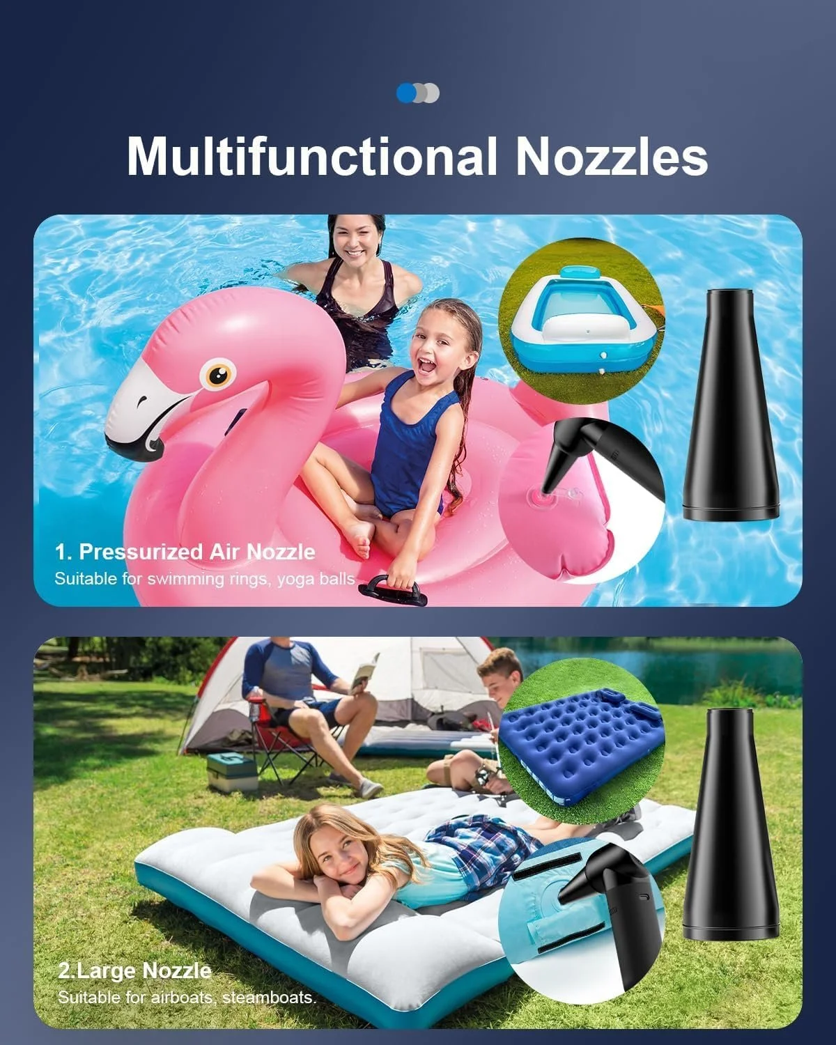 Аккумуляторная воздуходувка 180,000 RPM 3 скорости 9000 mAh USB-C, фото №8