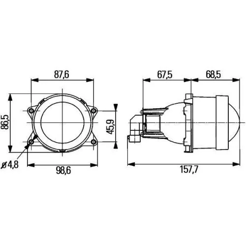 Фара основная HELLA 1KL 998 570-021, фото №3