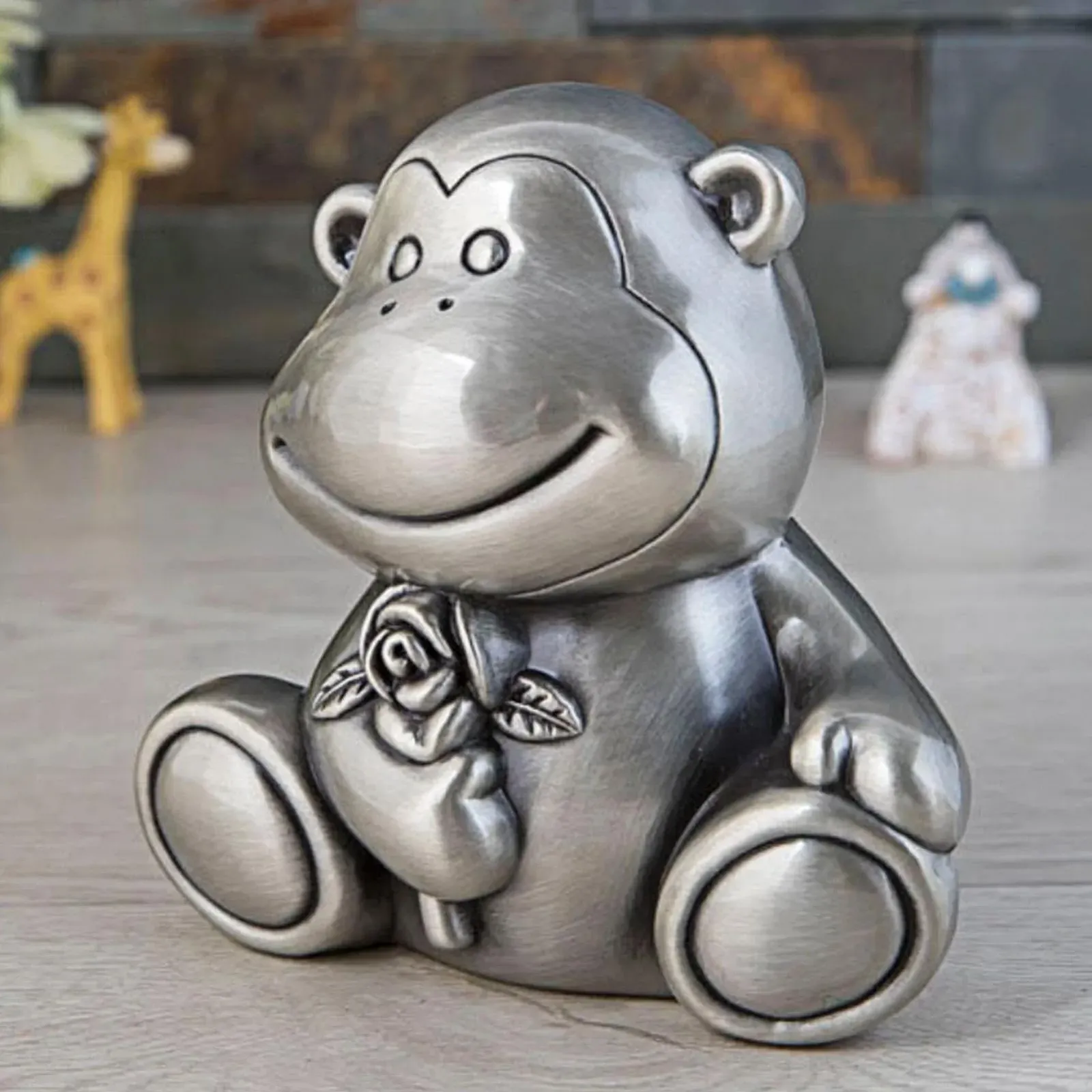 Скарбничка Мавпа металева для дітей та дорослих, фото №3