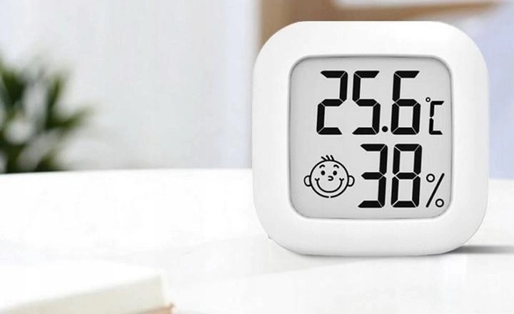 Термогигрометр Termo Ho влагомер термометр для дома мини, фото №4