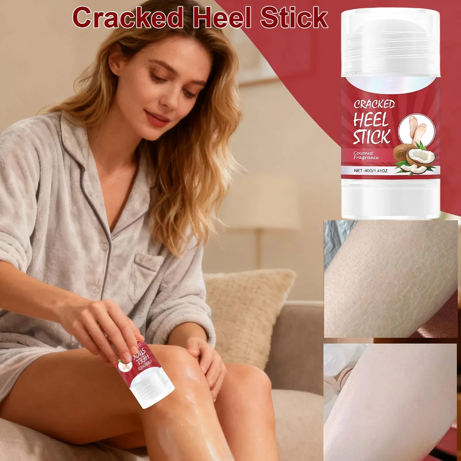 Стик-крем для ног Heel Moisturising Roll-On увлажняющий питательный для пяток, фото №3 Стик-крем для ног Heel Moisturising Roll-On увлажняющий питательный для пяток, фото №3