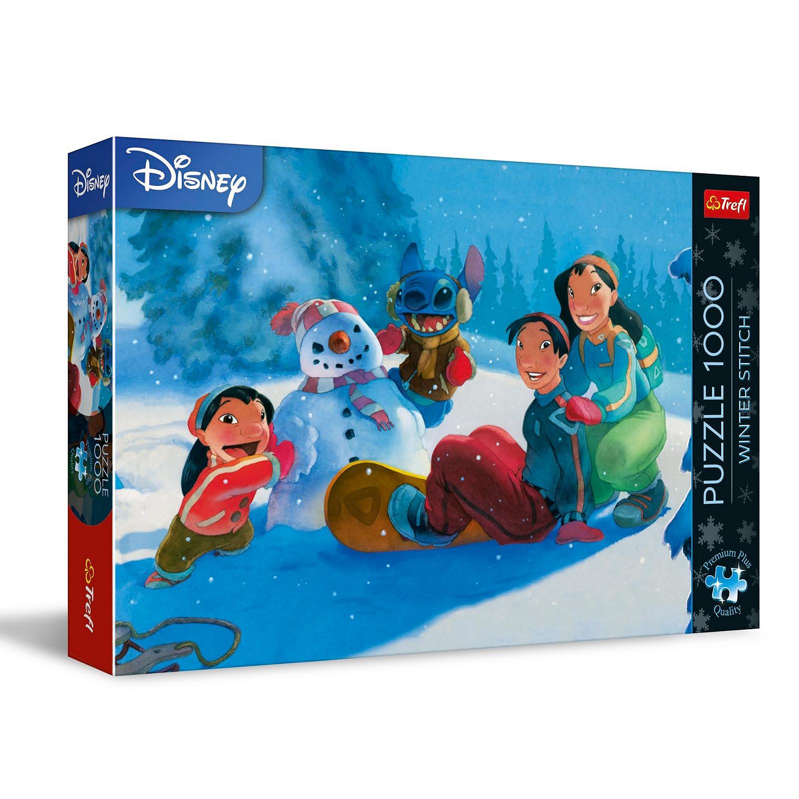Пазл Trefl Premium Plus Quality Fairy Tale Characters Lilo & Stitch Winter Stitch 1000 елементів, фото №1 Пазл Trefl Premium Plus Quality Fairy Tale Characters Lilo & Stitch Winter Stitch 1000 елементів, фото №1