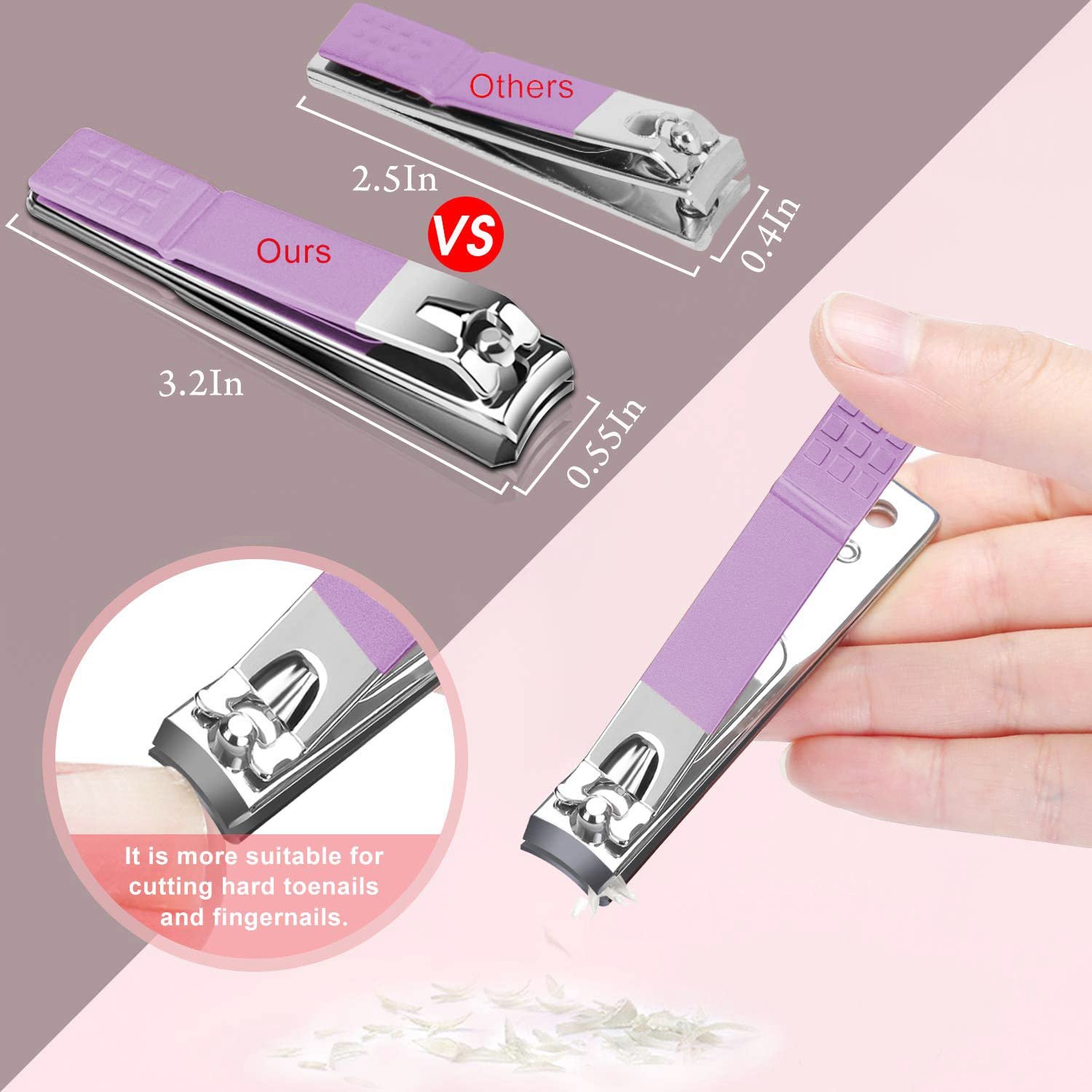 Набір для манікюру для нігтів Aceoce з нержавіючої сталі, фото №3 Набір для манікюру для нігтів Aceoce з нержавіючої сталі, фото №3