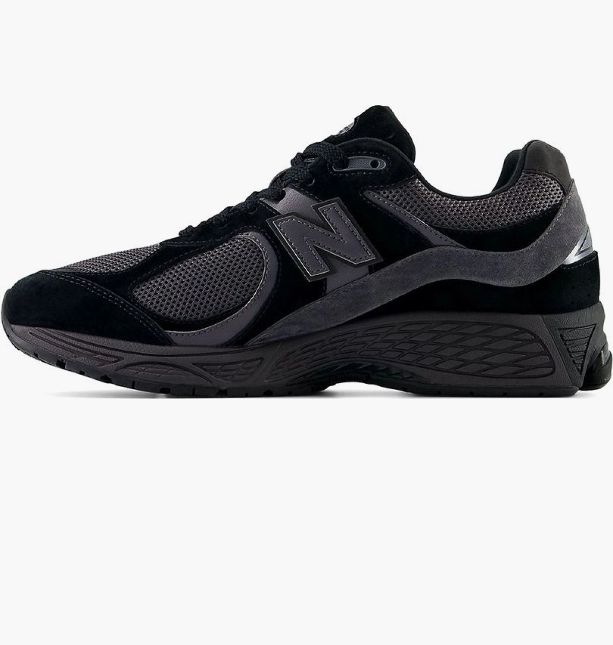 Кроссовки New Balance 2002R Черный/Серый, размер 43, фото №1