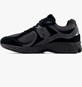 Кроссовки New Balance 2002R Черный/Серый размер 45.5 - Фото 1