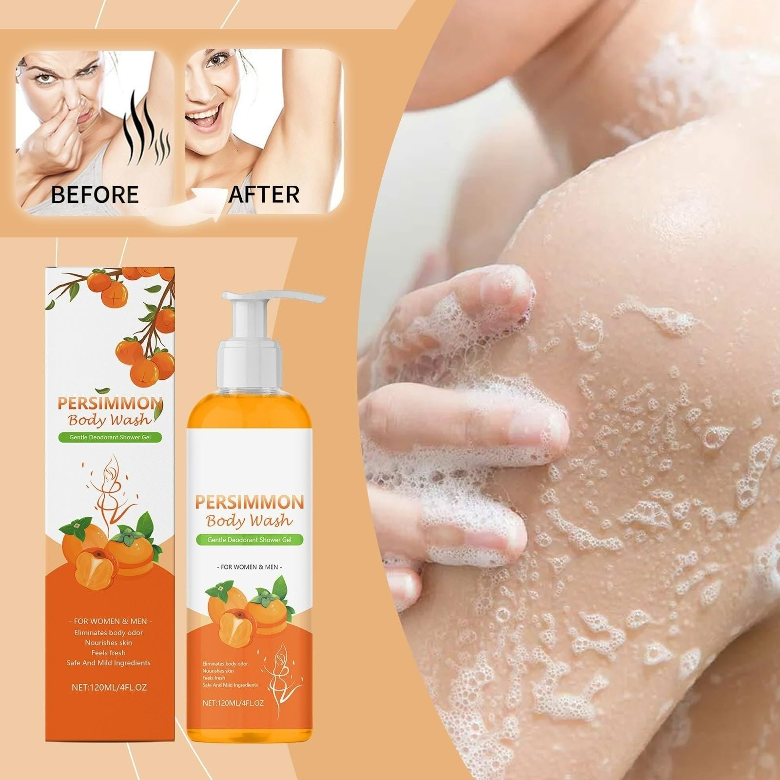 Набір гелю для душу та мила Persimmon Natural 1 шт., фото №2