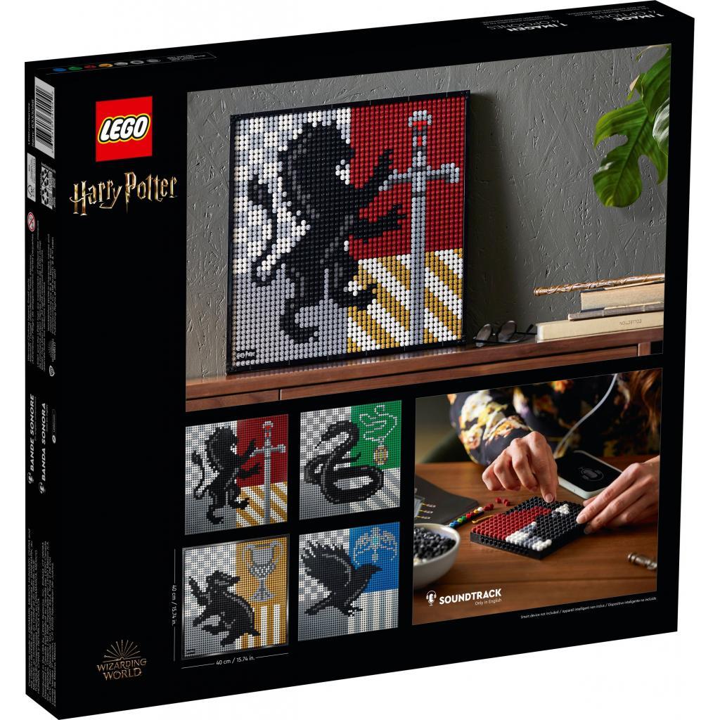 Конструктор LEGO Art Гарри Поттер и Гербы Хогвартса 4249 деталей 31201, фото №9