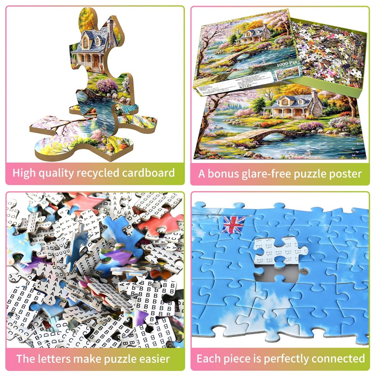 Пазл Beautiful Village 1000 елементів, фото №2