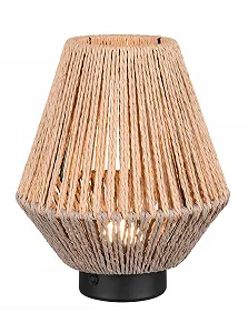 Настільна лампа Reality Leuchten Lira R55991126 LED Battery 1.5 Вт 4x Touch Black Matt Brown - Фото 1