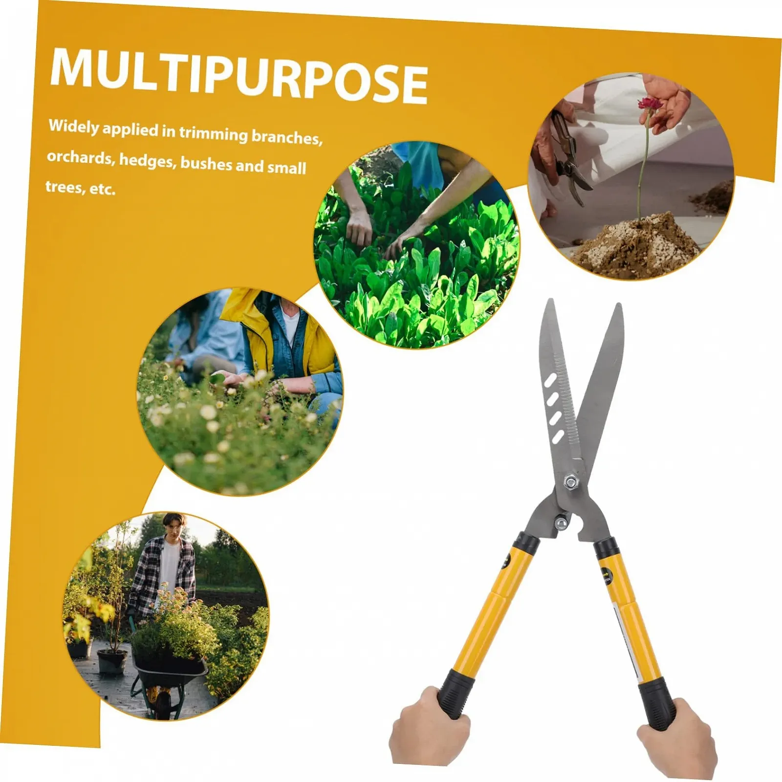 Секатор садовий Happyyami Пластик 1 шт, фото №5