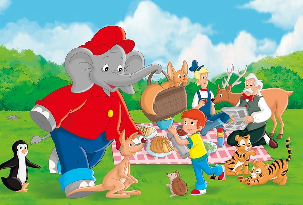 Детский пазл Benjamin Flowers В зоопарке 3 x 24 детали, фото №6