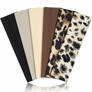 Спортивная На голову Повязка Черный, Набор из 6 штук - Фото 1