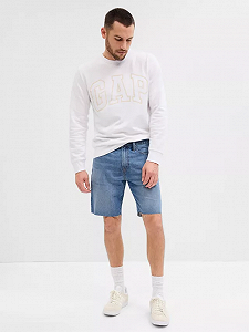 Джинсовые шорты GAP V-STRAIGHT DENIM SHORT RIVER 602502-00 Синий 35 - Фото 1